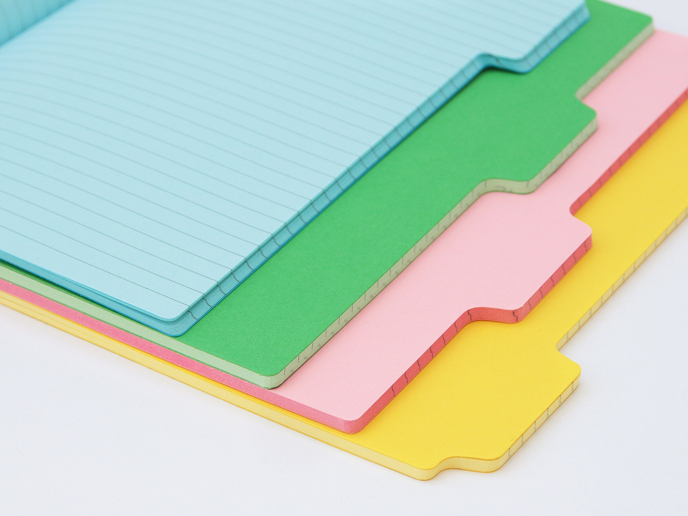 A5 Tabbed Notebook With Dividers Project Notebook & Divided Notebook