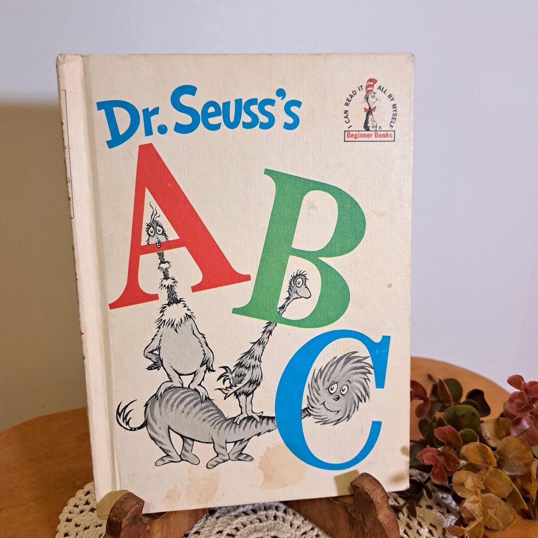 Vintage 1963 Dr. Seuss's ABC Hardcover Children's Book - Etsy