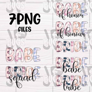 Bride squad t-shirt PNG File for sublimation, bride Png, bride tribe Png, wedding Design, Printable art Instant Download