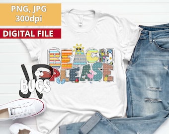Beach Please sublimation PNG Summer t-shirt design, Sublimation design, Summer sublimation, summer png, summer shirt design