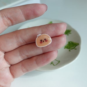 Shrink plastic earrings - Chicduck / handmade earrings, kawaii jewellery, chicken earrings, hypoallergenic earrings, studs earrings