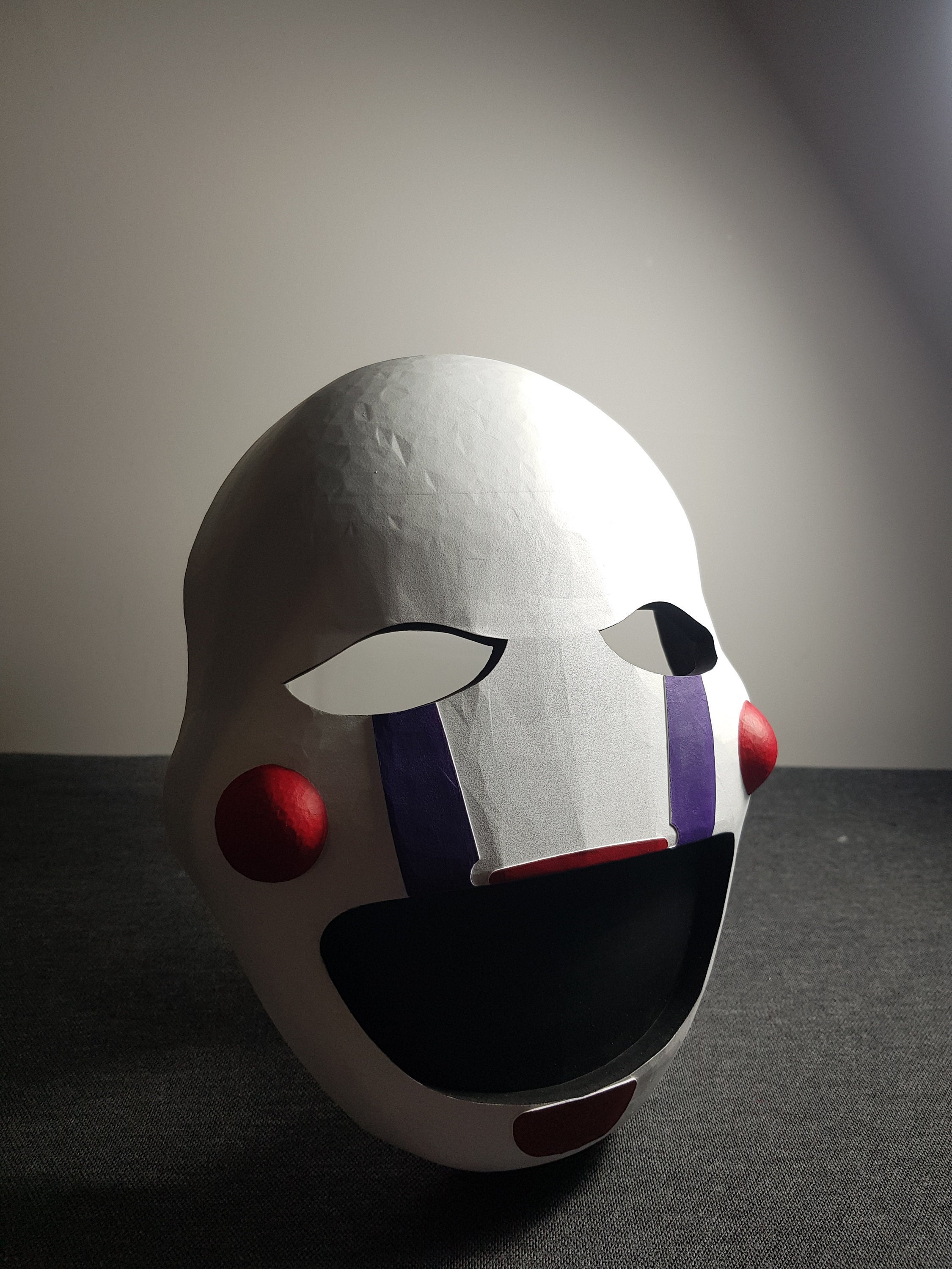Recently I made a life sized replica of the Puppet mask for a