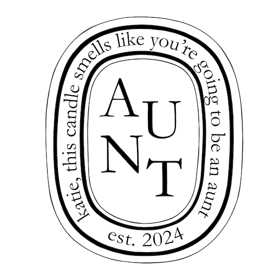 Diptyque Dロゴデザイン皿① Custom Diptyque Inspired Candle Label