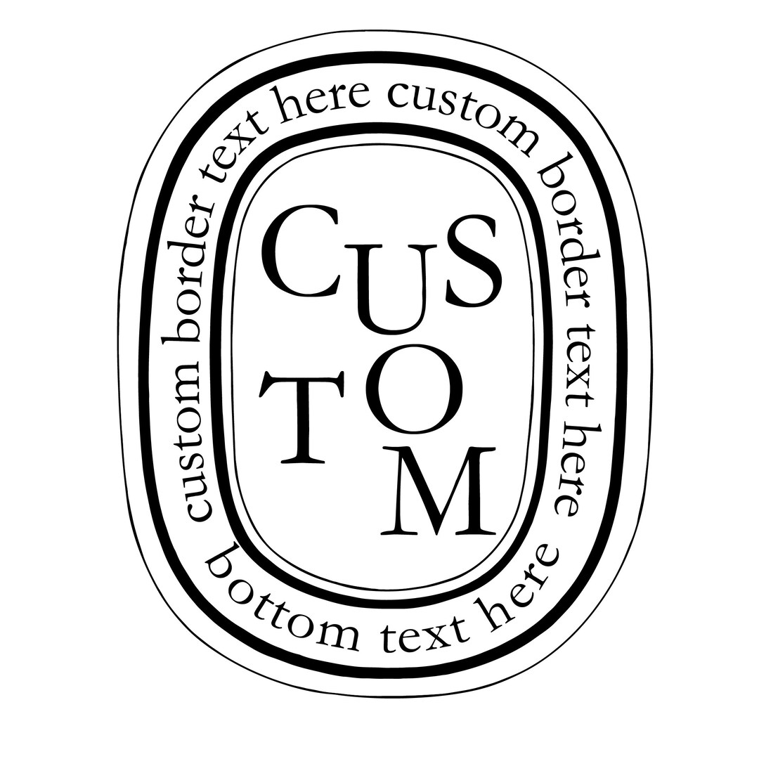 Custom Diptyque Inspired Candle Label Order - Etsy