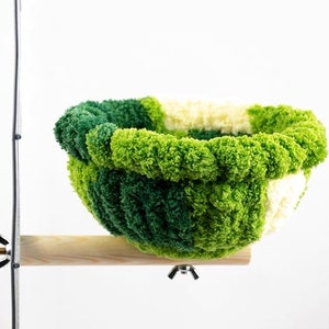 16x8cm Yarn Knitting Basket Fix Bed for Small and Medium Parrot Birdie Toy Bird Cages Accessories Lovebird Budgie Parrotlet Conure Cockatiel