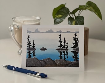 WestCoast Blue Greeting Card