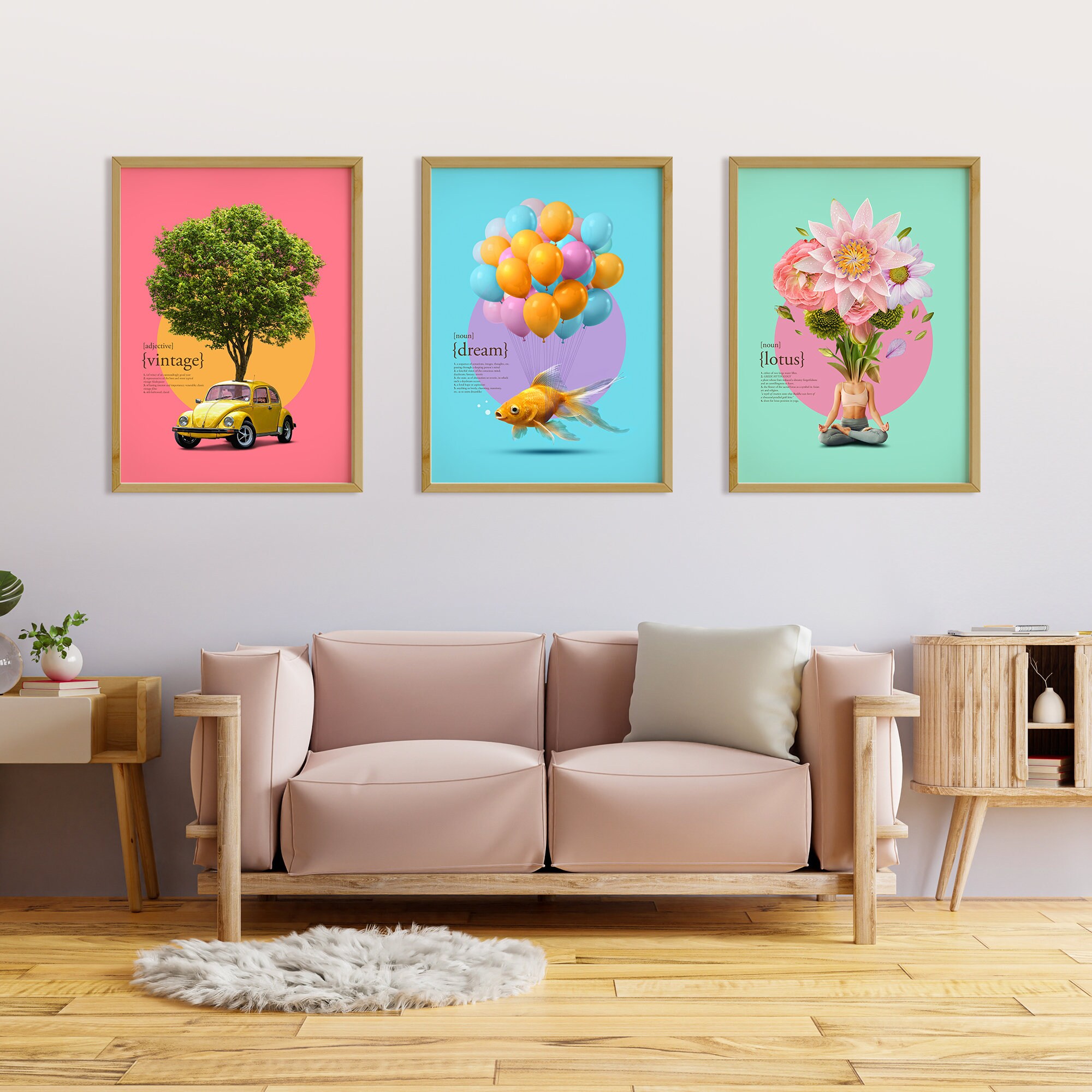 Lotus Wall Art, Definition Poster, Mint Poster, Yoga Printable, Lotus