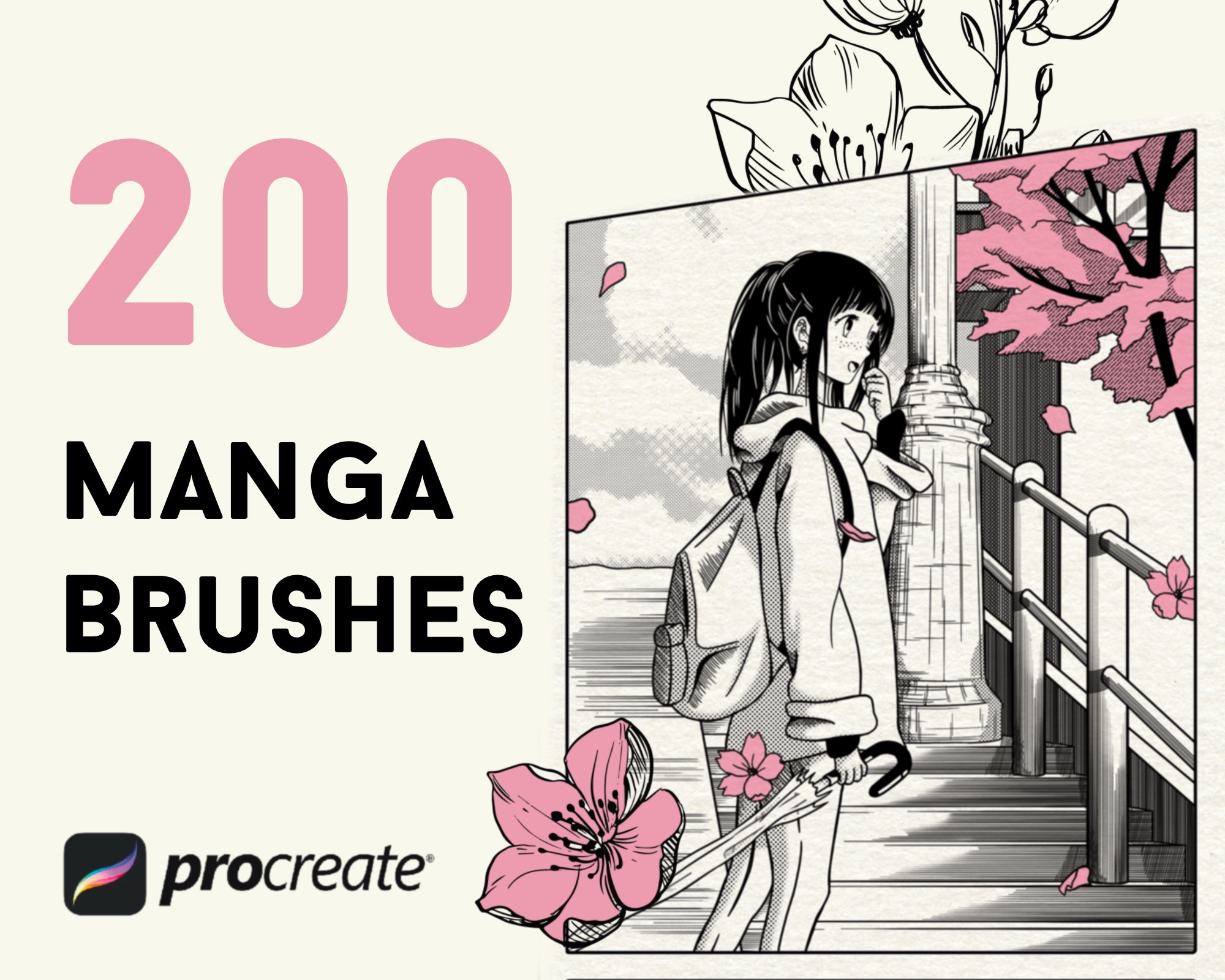 free procreate manga brushes