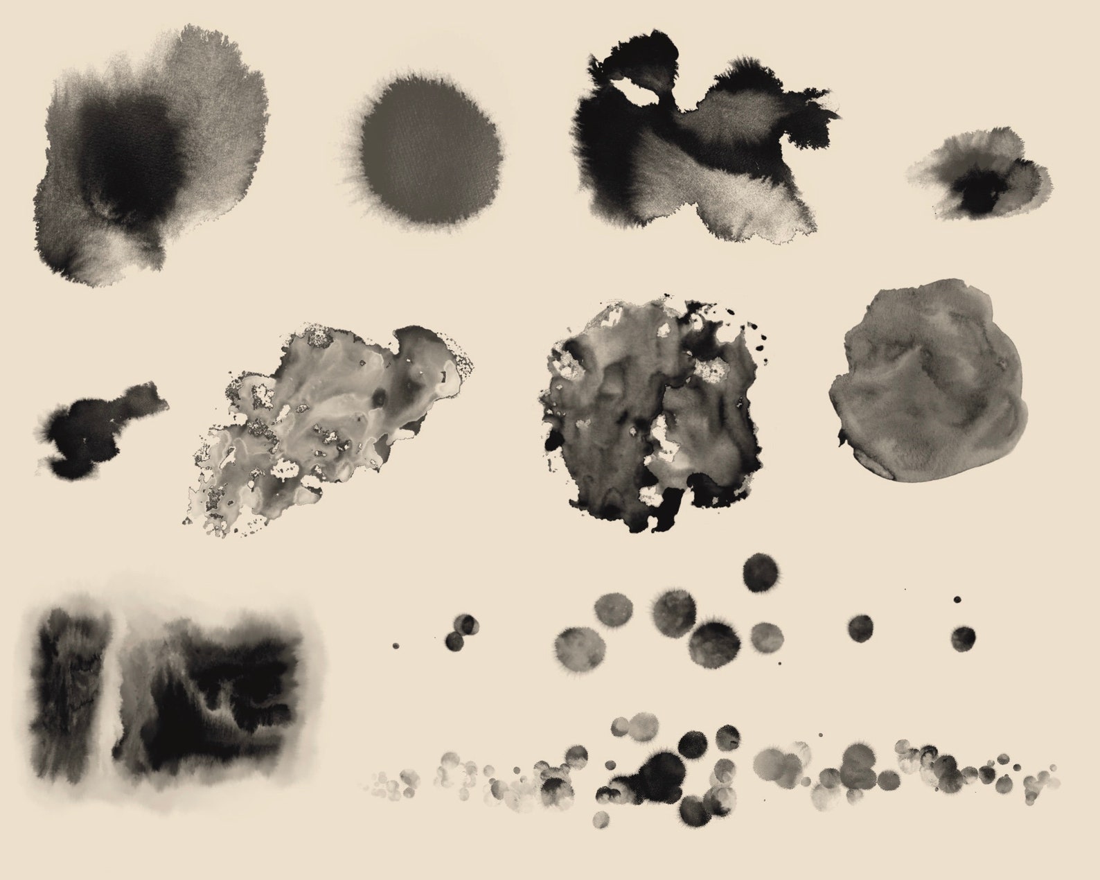 Procreate Sumi Brushes Procreate Ink Wash Painting Brushset Etsy