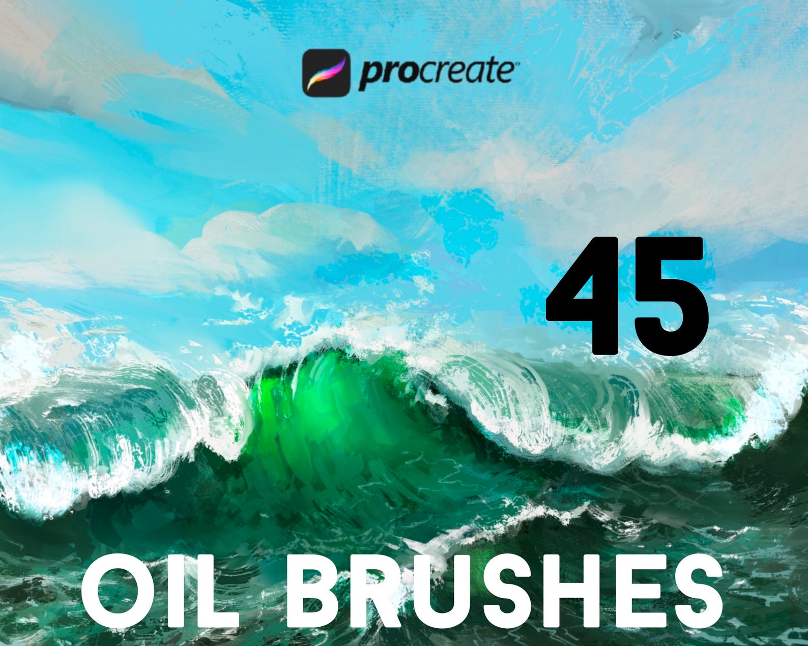 Procreate Oil Brushes Oil Procreate Brushes Digital Brushes Etsy