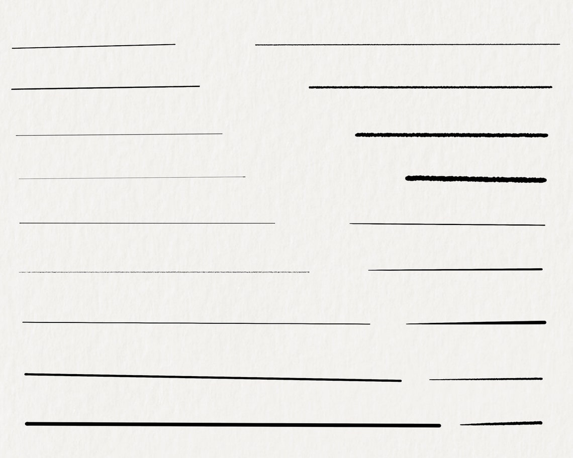 50 Fine Liner Brushes for Procreate Fineliners Stipple Etsy