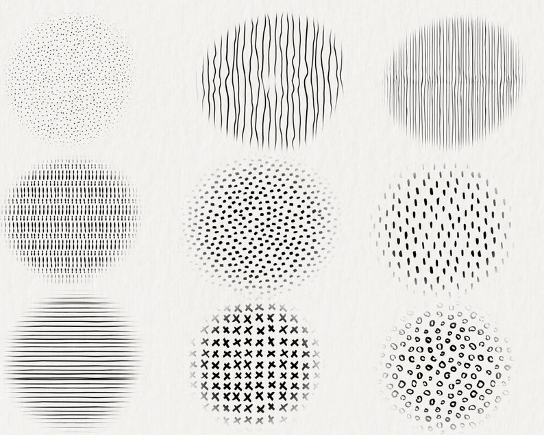 50 Fine Liner Brushes for Procreate Fineliners Stipple Etsy