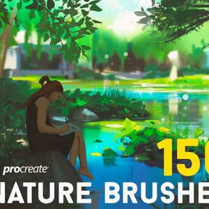Procreate Ghibli Inspired Brushes,Ghibli Brushes for Photoshop,Japanese Manga Brushes, Anime Brushes, Nature Brushes, Forest Brush set