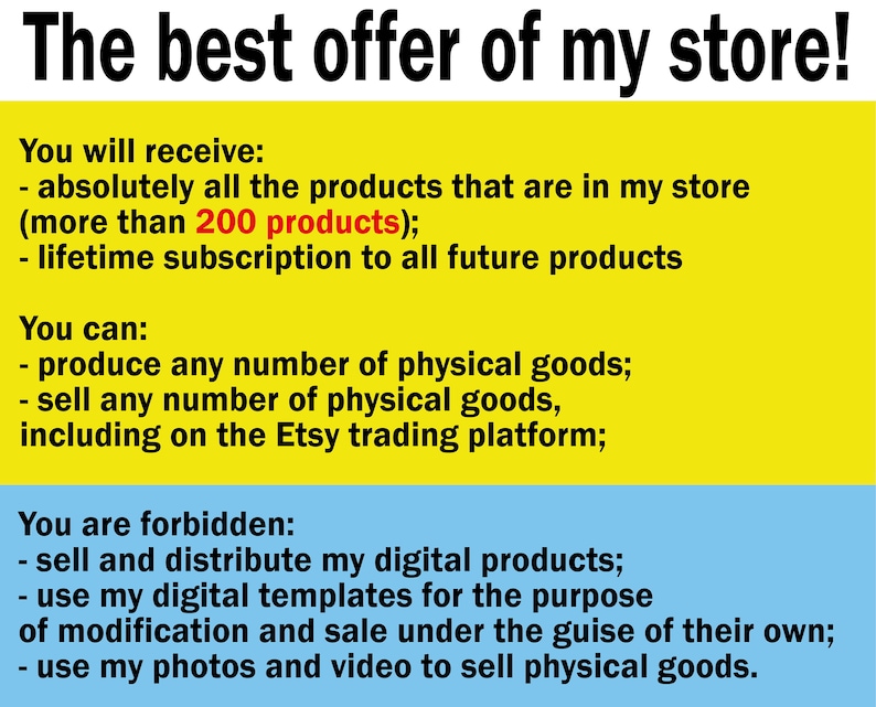 The best offer of my shop Absolutely all the files of my store and a lifetime subscription to future files image 3