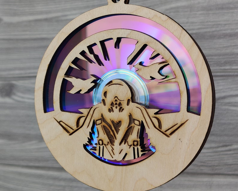 Pilot SVG, Suncatcher, Repurposing Dvds, Cds, Laser Cut File,