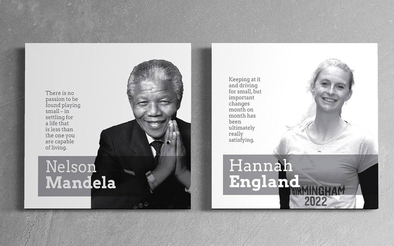 May include: Black and white photo of Nelson Mandela with a quote about passion and living. The quote reads, "There is no passion to be found playing small - in settling for a life that is less than the one you are capable of living." Below the quote is the name "Nelson Mandela".