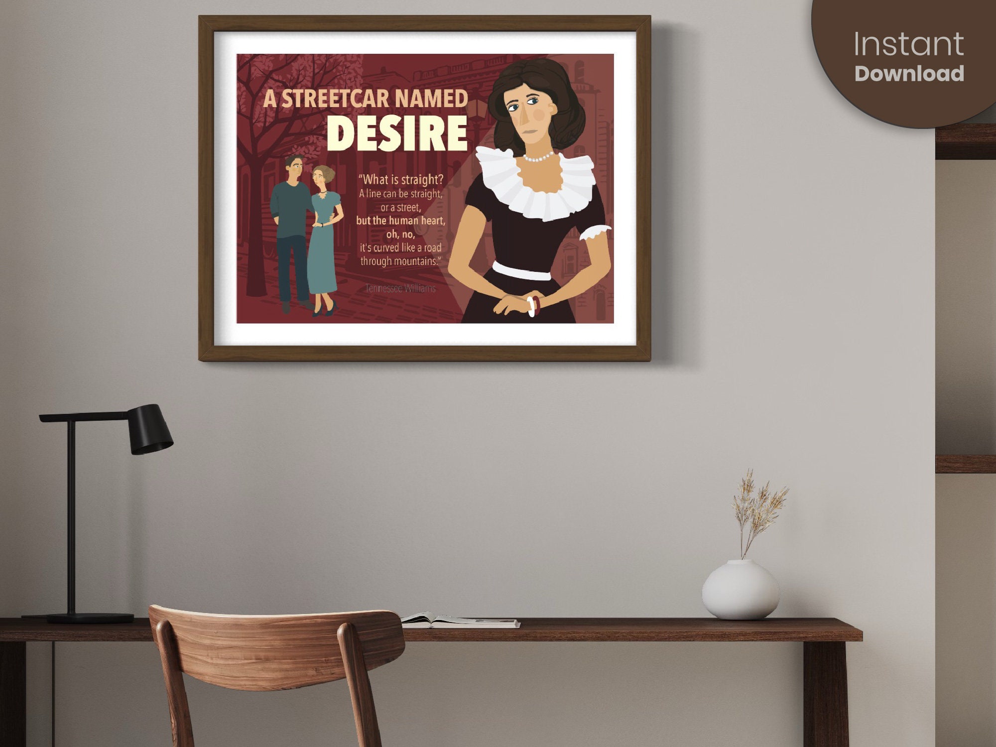 A Streetcar Named Desire Printable Poster | English Classroom Wall Art ...