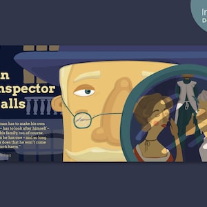 An Inspector Calls Poster | English Literature Print | Literature Wall Art | English Classroom Decoration