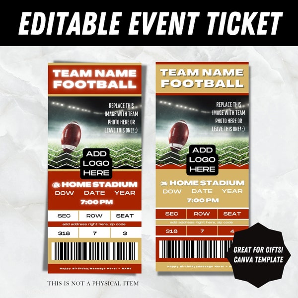 Football Ticket San Francisco Etsy