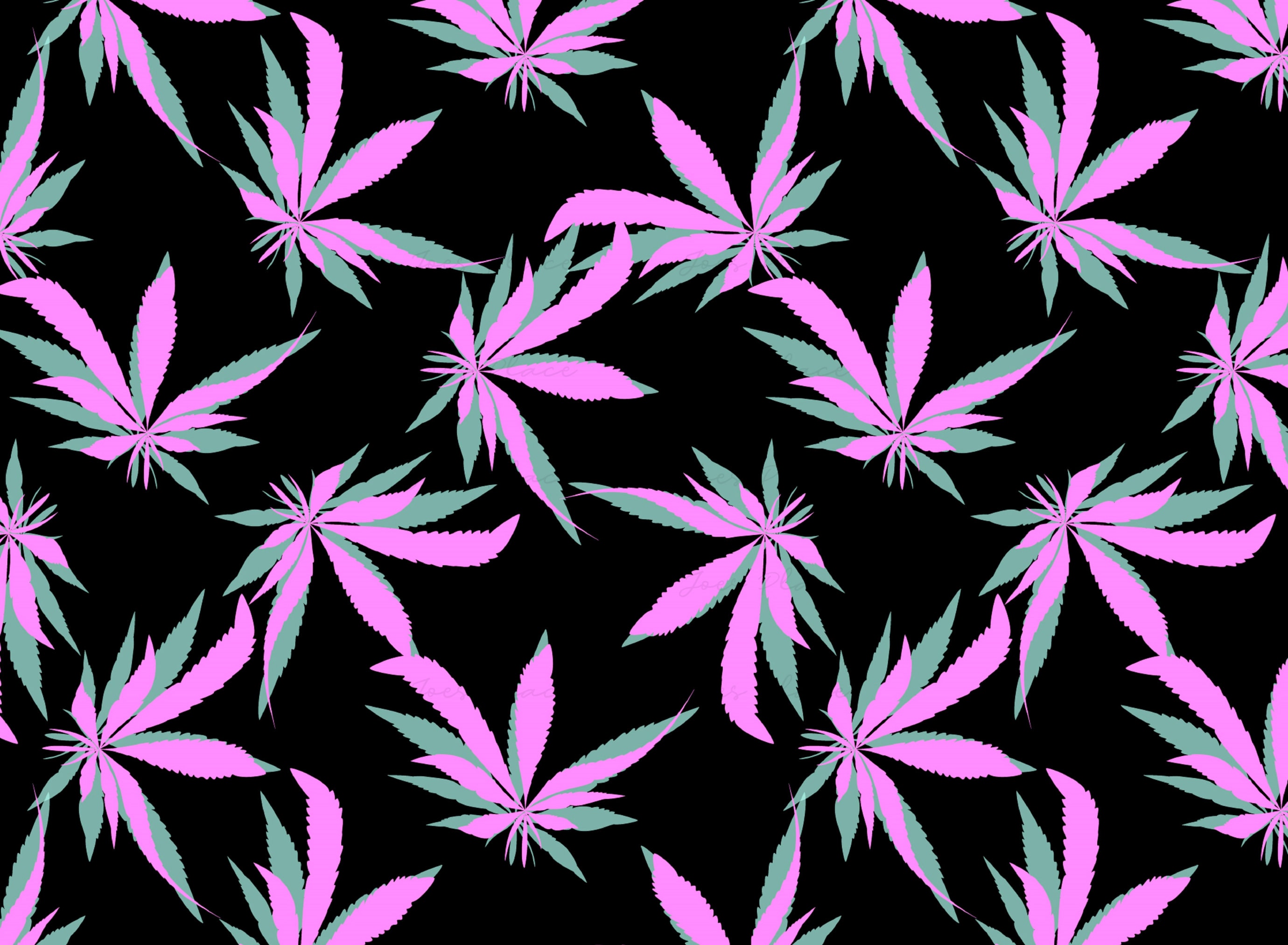 Colorful Weed Wallpaper