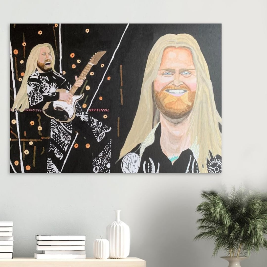 Sam Rider Poster Sam Ryder Painting Original Art Eurovision Star Unique Gift Premium ...