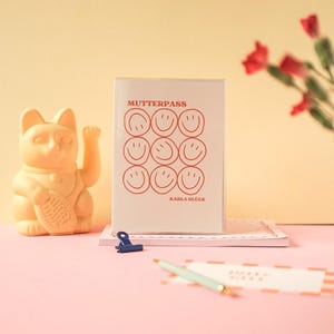Mutterpasshülle personalisiert mit Namen | Hülle Mutterpass | Geschenk Schwangerschaft & Babyparty