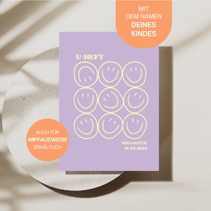 U-Heft und Impfpass Hülle personalisierbar | Junge | Mädchen | Schutzhülle mit Namen | Geschenkidee Schwangerschaft / Geburt / Babyparty