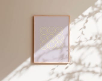 Poster Smiley A4 | A3 | 30x40 cm | 40x50 cm Design Poster