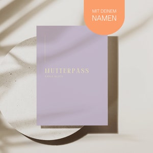Mutterpasshülle personalisiert mit Namen | Hülle Mutterpass | Geschenk Schwangerschaft & Babyparty