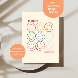 U-Heft und Impfpass Hülle personalisierbar | Junge | Mädchen | Schutzhülle mit Namen | Geschenkidee Schwangerschaft / Geburt / Babyparty