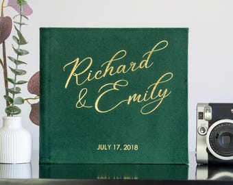 Personalized Wedding Guest Book: Instax Photo Album Keepsake