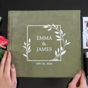 Wedding Guest Book Instax Mini Guestbook Polaroid Velvet Guest Book Sign Custom Engagement Signning BookThick Papers Photo Booth Album