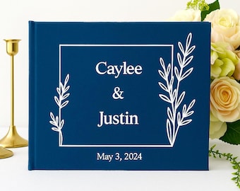 Personalized Wedding Guest Book with Custom Pages – Instax Polaroid Memory Album – Welcome Sign-In Book Alternative