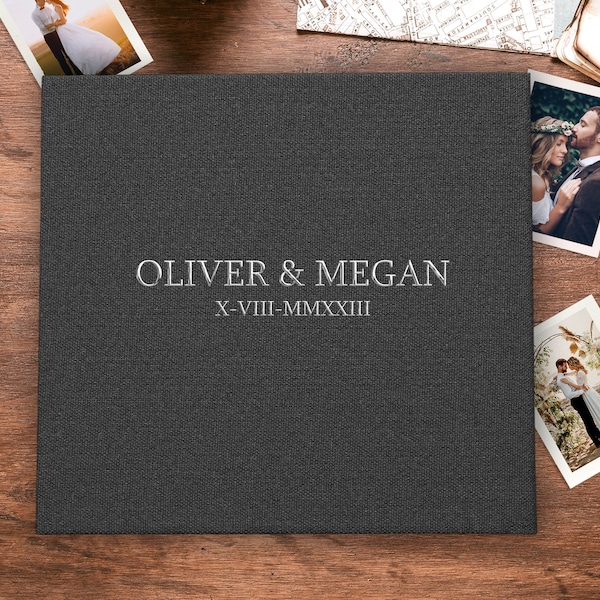 Wedding Instax Guest Book, Photo Booth Guest Book, Linen Guest Book, Memory Book, Personalized Wedding Guest Book, Sign Book, Welcome Book