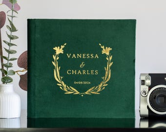 Personalized Wedding Welcome Book Reception Guestbook Custom Polaroid Guest Book Custom Wedding Anniversary Gifts for Her