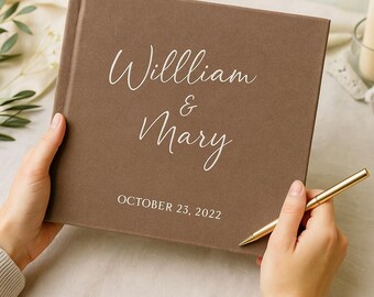 Custom Wedding Guest Book: Instax Photo Album, Personalized Keepsake