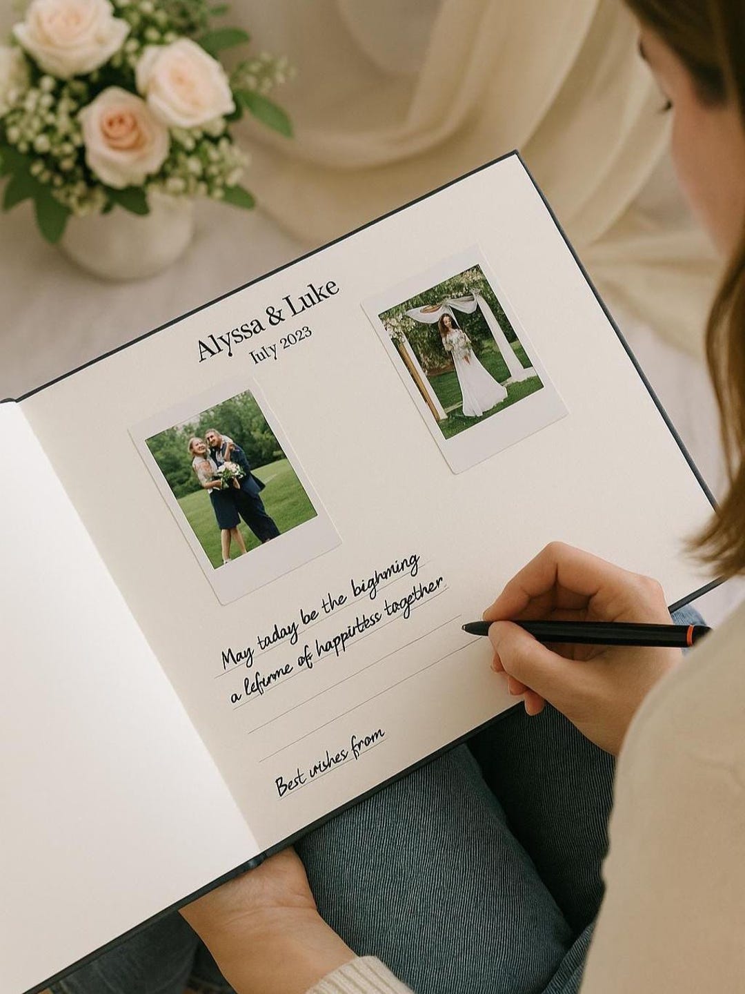 Personalized Wedding Guest Book Instax Guestbook Custom Polaroid Guest — free download