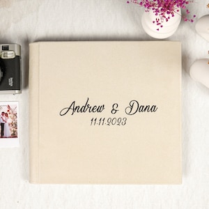 Wedding Guest Book Polaroid Guest Book Sign Instax Memory Book Custom Instax Wedding Guest Book Personalized Instant Photo Guest Book image 2