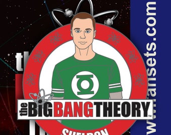 The Big Bang Theory Sheldon FanSets Pin