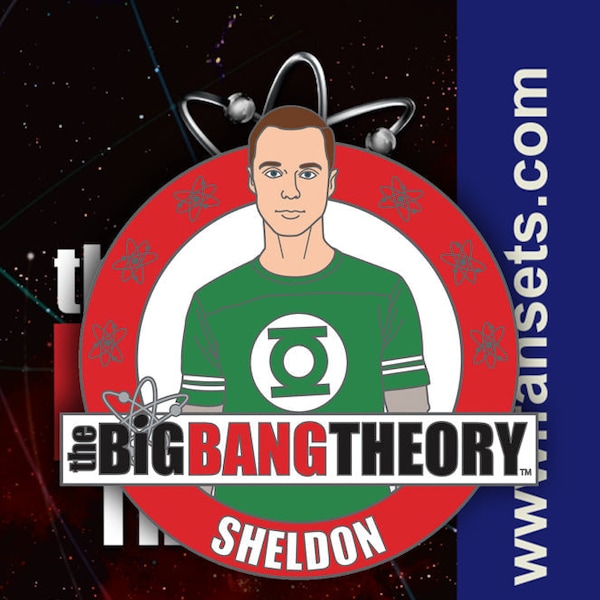 The Big Bang Theory Sheldon FanSets Pin