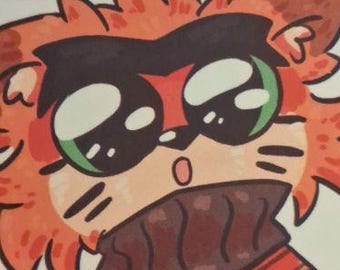 Dungens and Sillies Stickers (Dungeons and Dragons OC)