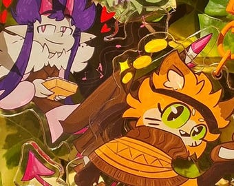 Limited Stock Available!! Dunegns and Sillies Keychains (Dungens and Dragons OC)