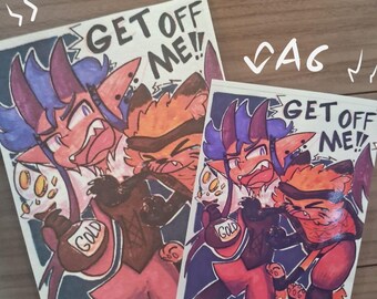 Get Off Me! Maple! (Dungeons and Sillies Print/DnD OC Art)