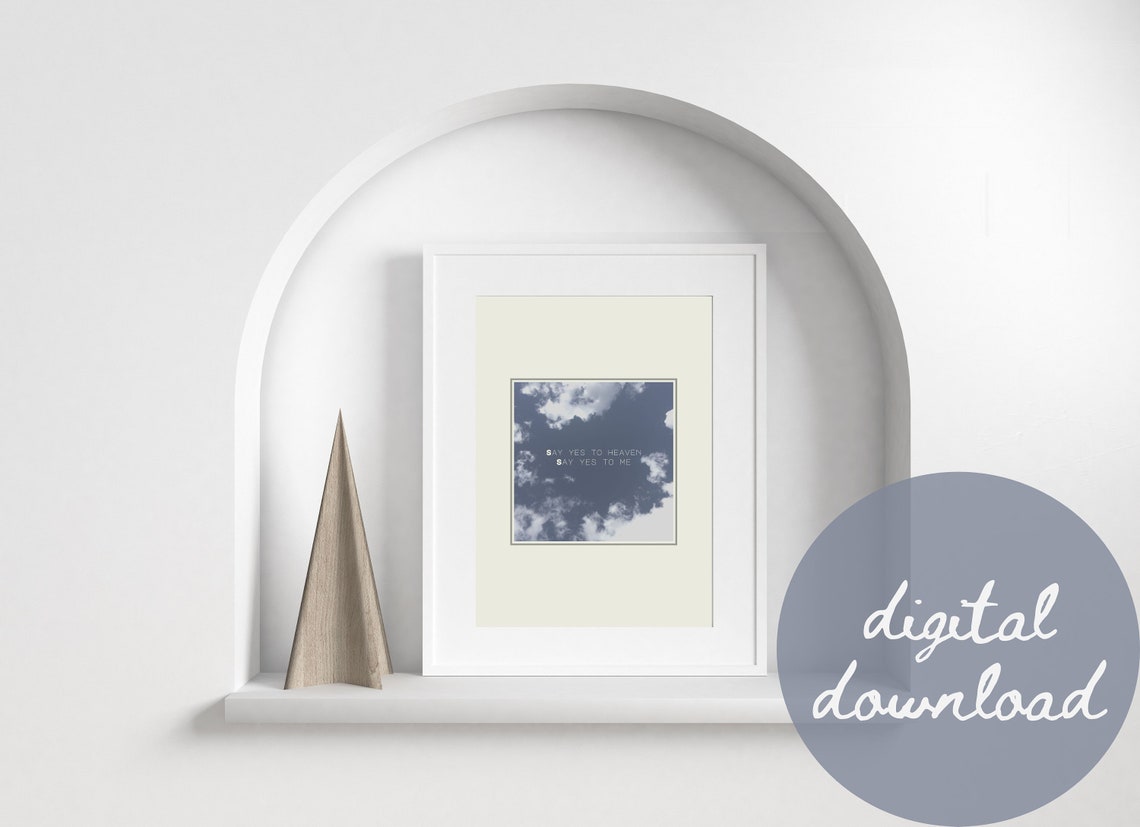 Say Yes to Heaven Lana Del Rey Poster Lana Del Rey Print - Etsy