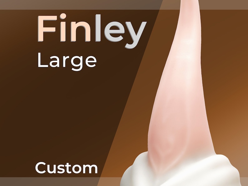 Custom Finley Large, Fantasy Dildo, Benutzerdefinierte Farbe und Festigkeit Bild 1