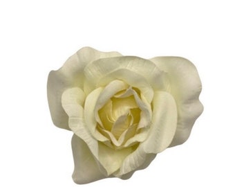 Ivory Flower Hair Clip