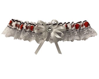 Liga de boda inspirada en los Browns: accesorio deportivo hecho a mano