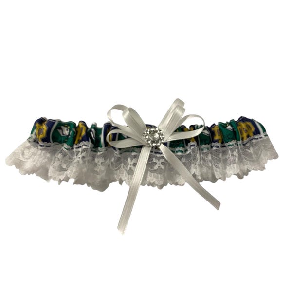 Notre Dame Wedding Garter: Sports Team Accessory