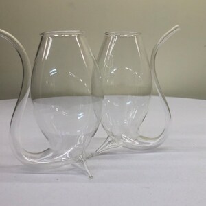 Unique Wedding Toasting Glasses for Bride and Groom, Agape glasses