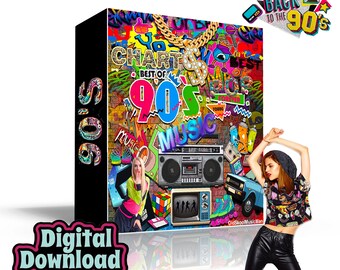 1990er Pop & Charts Musik - (Digital Download) 320kbps MP3 Format